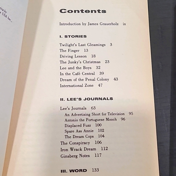 VTG William S. Burroughs Interzone Book - Picture 2 of 7